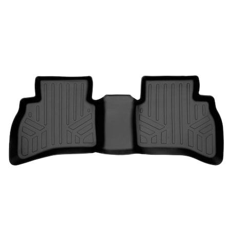 Smartliner Custom Fit 2nd Row Floor Mat Liner for 2021 Chevrolet Trailblazer, Black SB0530